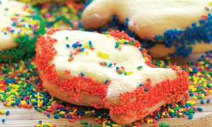 Fursecuri vanilinate, colorate