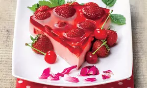 Panna cotta cu fructe