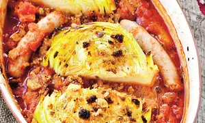 Altfel de varză la cuptor