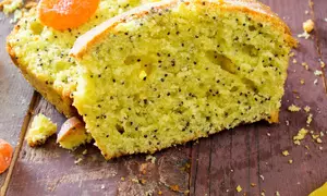 Prăjitură cu mac şi lămâie