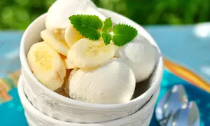 Înghețată rapidă din 2 ingrediente