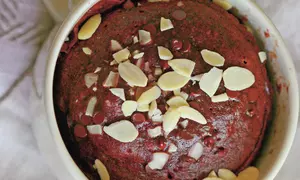 Sufleu de ciocolata la microunde