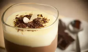 Prajitura cu budinca de ciocolata si paine toast