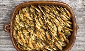 Cartofi crocanți la cuptor