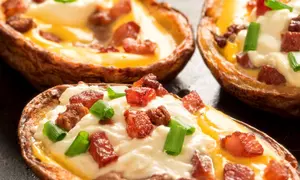 Floare de cartof copt