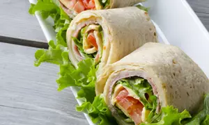 Burrito cu ardei gras si ou