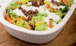 Legume cu carne tocata