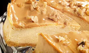 Cheesecake cu caramel