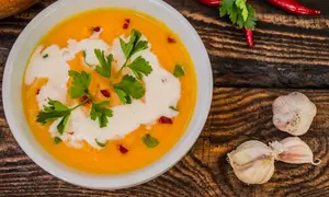 Supa-crema de usturoi