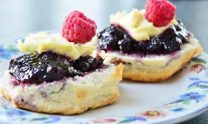 Prajiturele cu zmeura