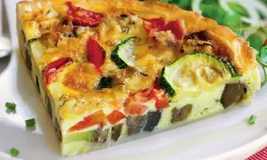 Tarta cu vinete si dovlecei