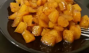 Cartofi dulci la cuptor