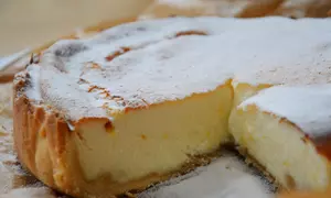 Cheesecake clasic pufos