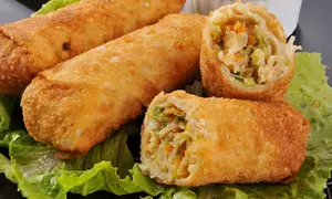 Rulouri de paine cu pui