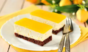 Cheesecake cu portocale