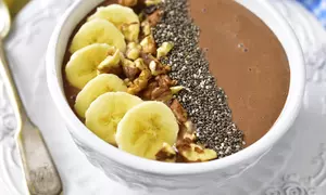 Terci de ovaz cu banane si cacao