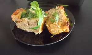 Drob de pui cu crusta de cascaval