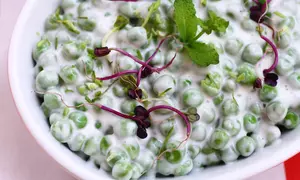 Salata rece de mazare cu maioneza