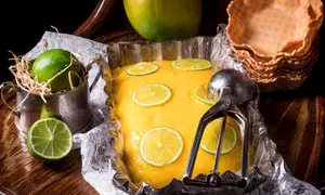 Inghetata de iaurt cu mango si lime