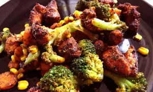 Pui la tigaie cu legume stir fry