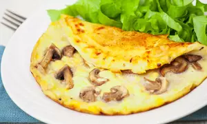Omleta cu ciuperci