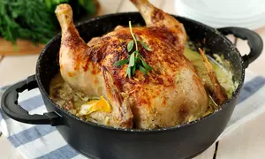 Pui in lapte a la Jamie Oliver