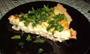 Tarta cu branza sarata