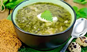 Ciorba de stevie cu afumatura