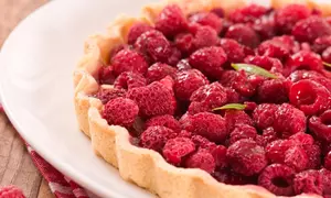 Tarta cu zmeura, fara coacere