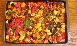 Ghiveci de legume la cuptor