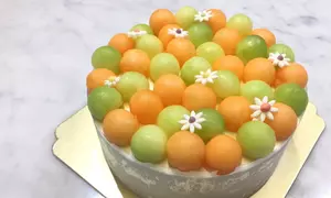 Tort cu spuma de pepene galben