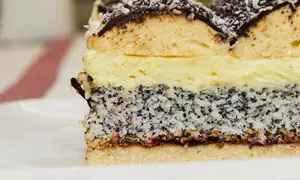 Prajitura Tosca cu vanilie si ciocolata