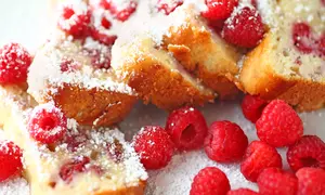 Pandișpan cu zmeură