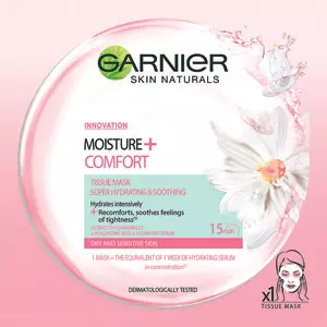 Mască calmantă cu mușețel, Garnier Moisture+Comfort, preț: 9,6 lei