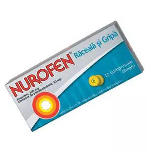 Nurofen raceala si gripa