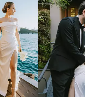 Primele imagini de la nunta Damlei Sönmez. Actrița din „Legea familiei” s-a căsătorit într-o ceremonie discretă la Istanbul