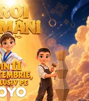 Nadia Comăneci și Constantin Brâncuși devin personaje de desene animate! Proiectul unic lansat pe VOYO