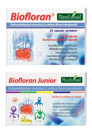 Biofloran imbunatateste tranzitul si reface flora intestinala