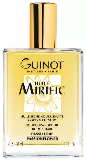 Ulei uscat hrănitor, strălucitor, pentru corp și păr, Guinot, Huile Mirifc, 199 lei