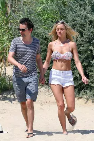 Solistul trupei „Muse“, Matt Bellamy, alături de iubita lui, Elle Evans