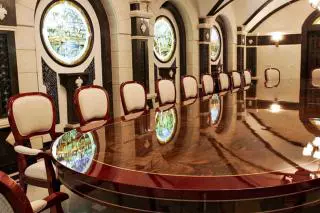 Sală de degustare la Crama Cricova