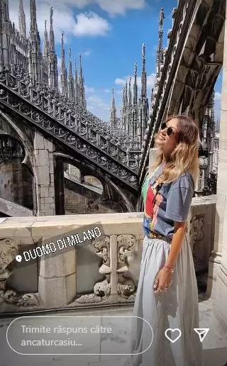 Anca Țurcașiu și-a sărbătorit ziua de naștere la Milano (1)