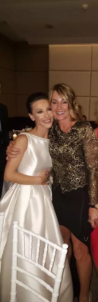 Andreea Raducan si Nadia Comaneci