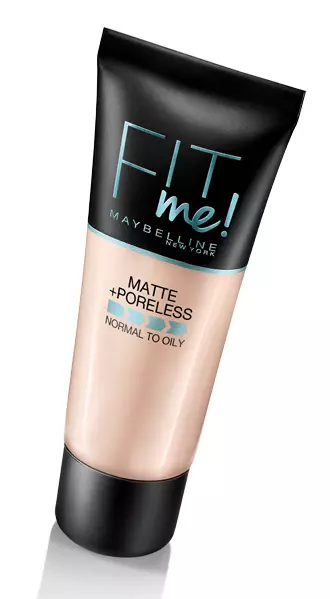 Fond de ten mat ce estompează porii, Maybelline New York, FitMe Matte+Poreless, 37,1 lei