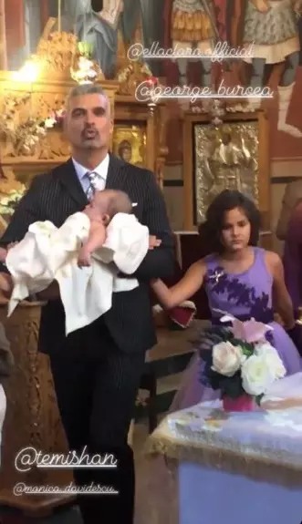 Imagini de la botezul micuței Clara