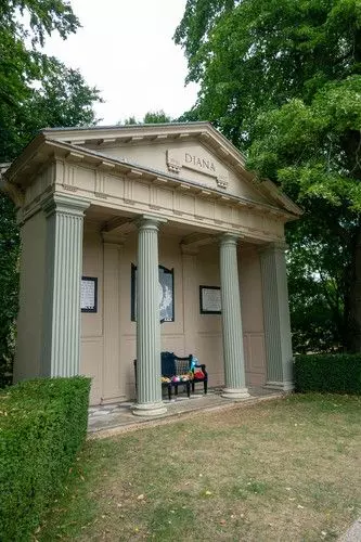 EXCLUSIVE: General Views Of Princess Diana's Final Resting Place On The Althorp Estate
