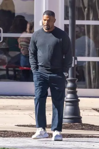 *PREMIUM-EXCLUSIVE* Jamie Foxx makes a triumphant return to 'Back In Action' set post health recovery