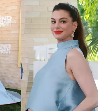 Anne Hathaway, apariție spectaculoasă la premiera „The End of Oak Street”. Actrița însărcinată a atras atenția cu ținuta aleasă