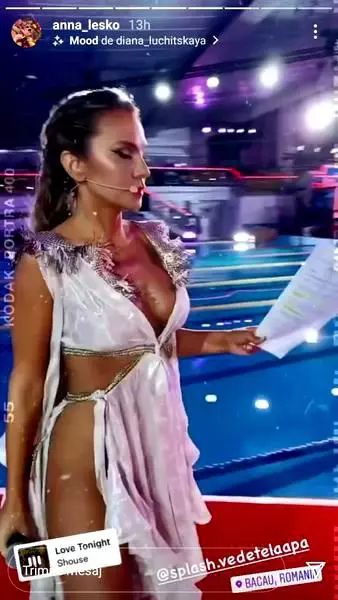 Anna Lesko, apariție șocantă la filmările pentru Splash! Vedete la apă (3)