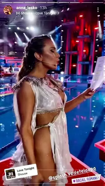 Anna Lesko, apariție șocantă la filmările pentru Splash! Vedete la apă (4)